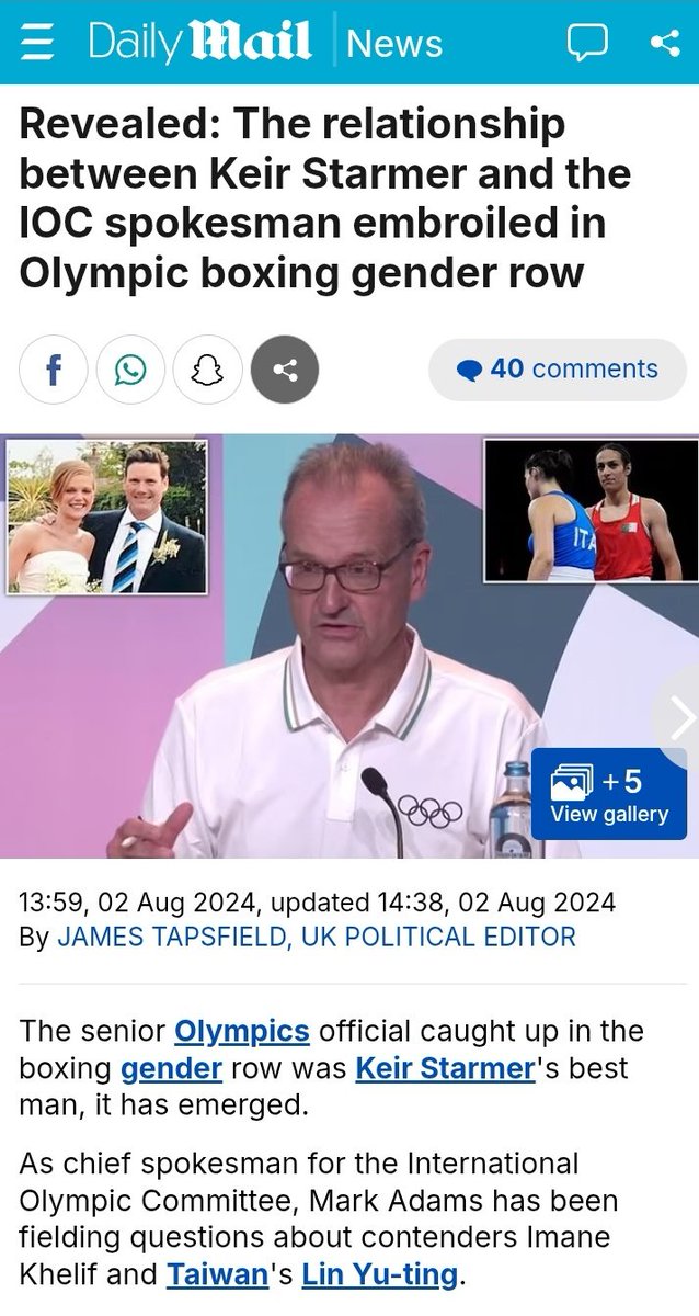 FFesterbragne's tweet photo. @JChimirie66677 @TomSwarbrick1 Surely Keir ("There's a new leader in town.") Starmers' judgement must be called into question?
1min 46secs
#Mandelson
#ToUsHesJustPeter
https://t.co/DpxyPiSGhg
#MarkAdams
IOC spokesman, Starmers "best man". https://t.co/fEktobzTW3