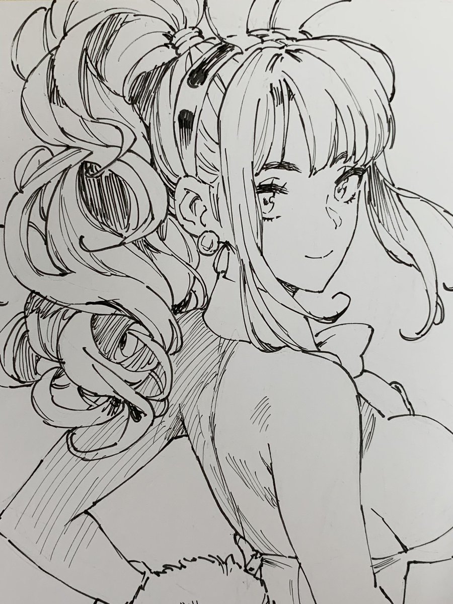 まだ色塗りがあるけどとりあえず一枚できそうだ 