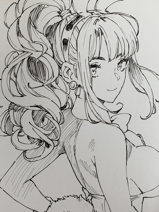 まだ色塗りがあるけどとりあえず一枚できそうだ 