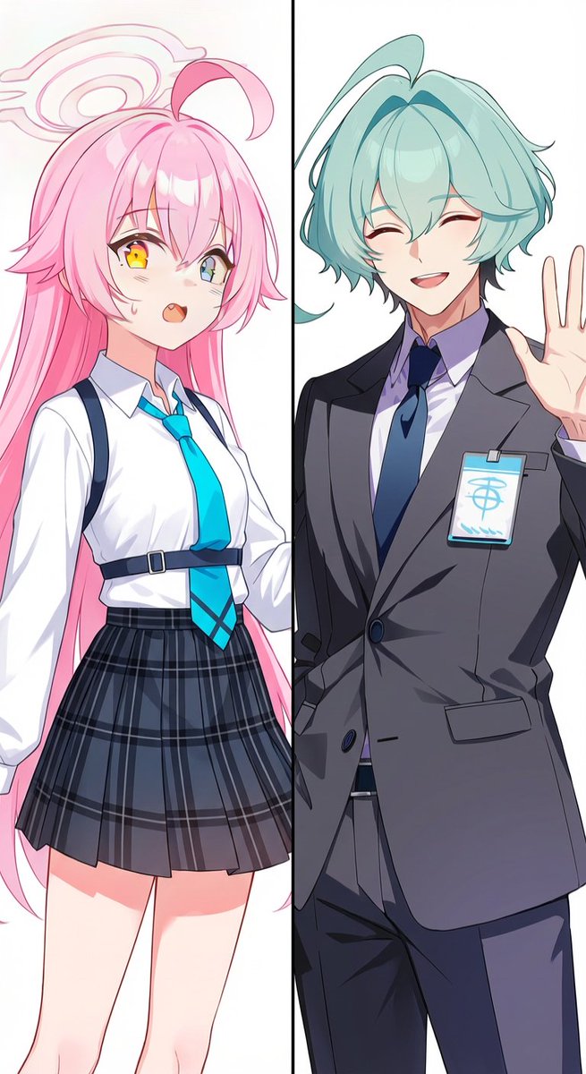 #もしもブルアカのユメ先輩が男だったら
(新しい"先生"が連邦生徒会に着任したらしい。救援要請を送ってみたが、どうだろうか。すると、驚くべきことが起きた)
(先生がやってきたのだ。しかもたくさんの物資を持って。それはどうでもよかった)
(その先生は、ユメ先輩そのものの姿だった) 