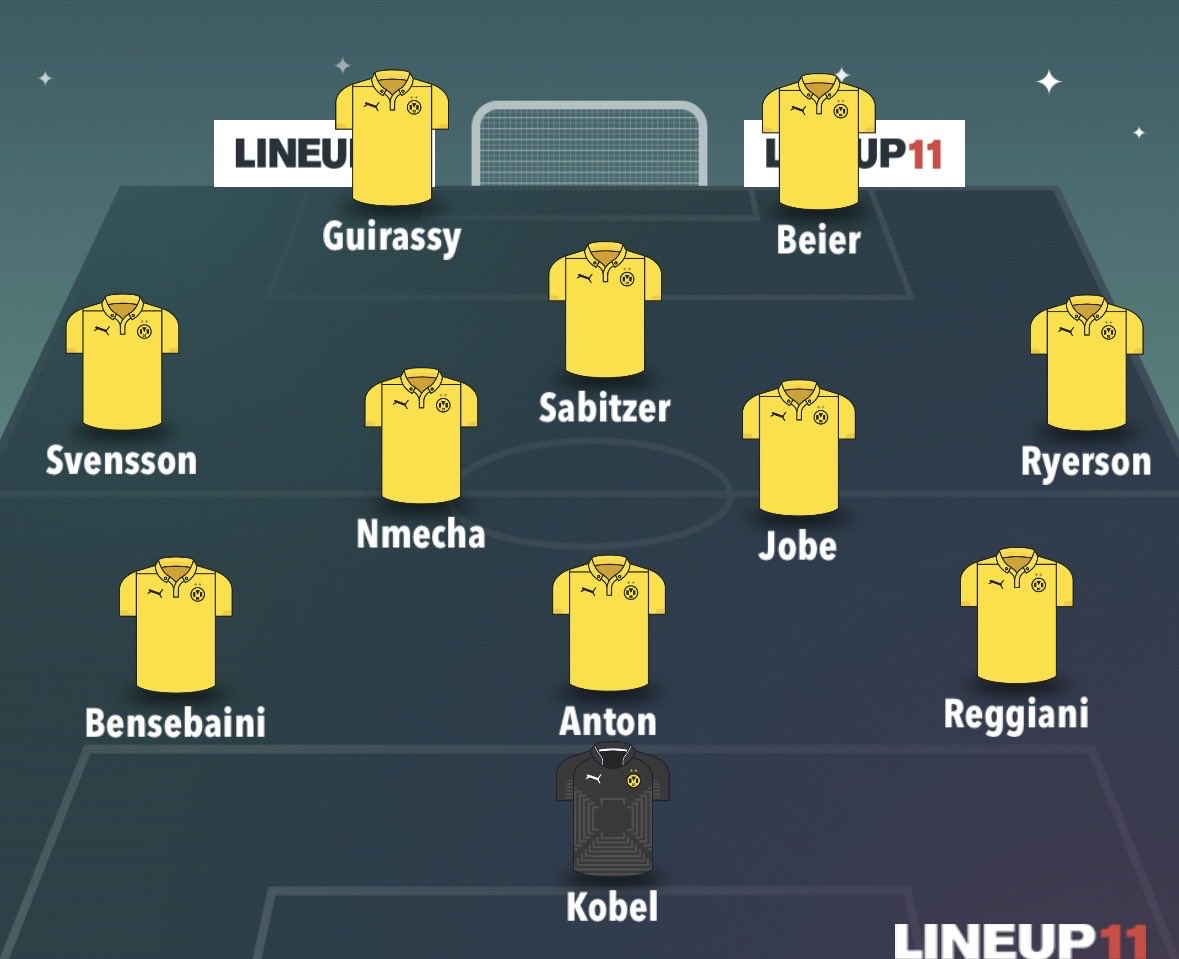 AroooBVB's tweet photo. 1️⃣1️⃣ STARTELF:

#BVB #BVBRBL https://t.co/6HXhd1ev6r