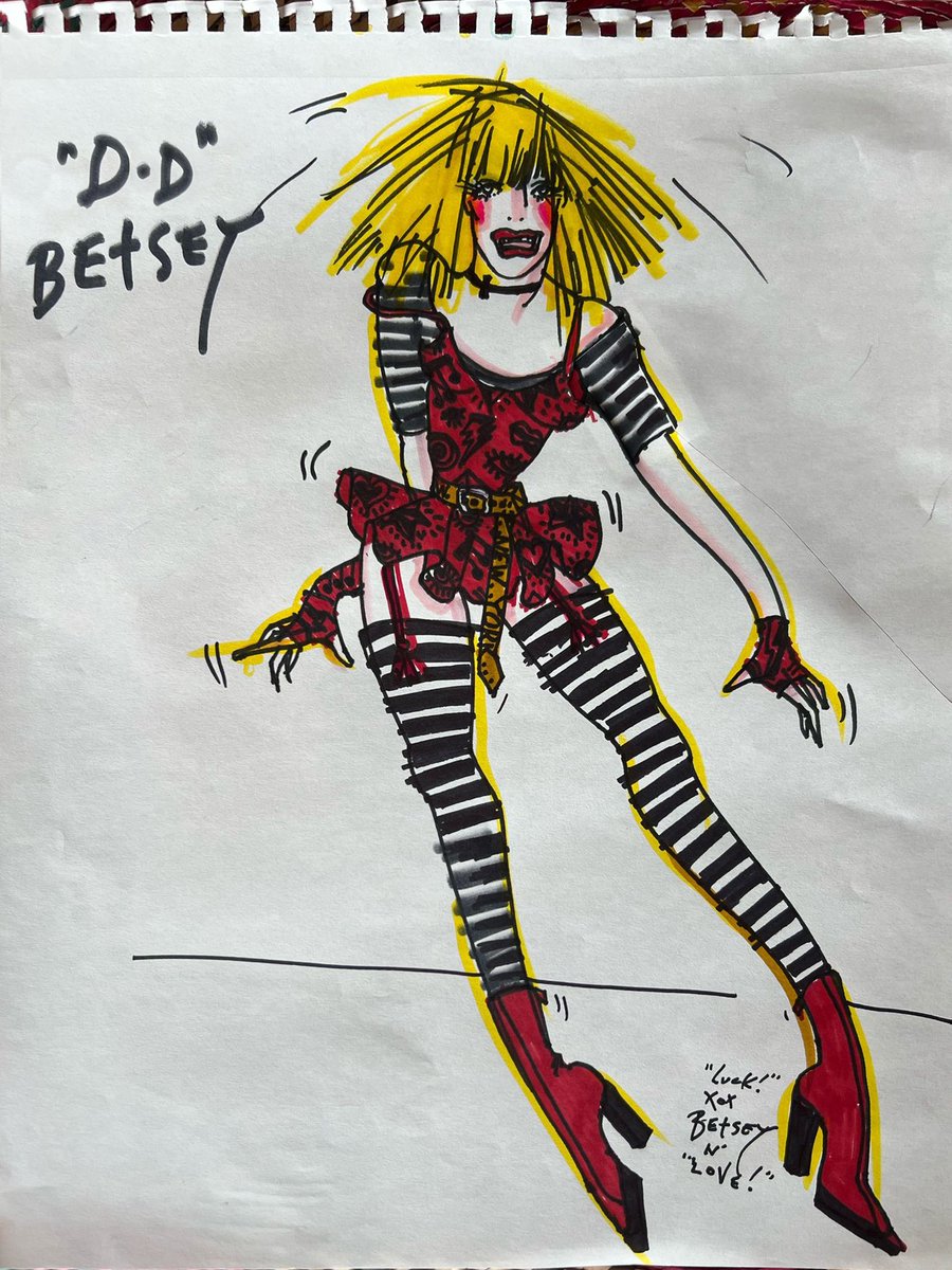 ddfuego's tweet image. My 80s Ladies Runway for RuPaul's Drag Race? Betsey Johnson of course. Original design by Betsey Johnson... photographed with Betsey Johnson. Of course!