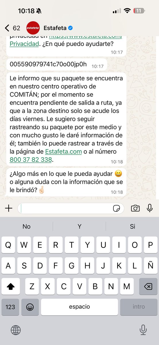 FeriferJacques's tweet photo. @estafeta @Profeco TikTok Shop nos asigna esta paquetería por default, un fraude total. Las guías son de 3 a 5 días hábiles y está pseudopaqueteria hace las entregas hasta 10 días hábiles después. Su "frecuencia de entrega" marca los viernes y no entregaron https://t.co/dmweGDVze3