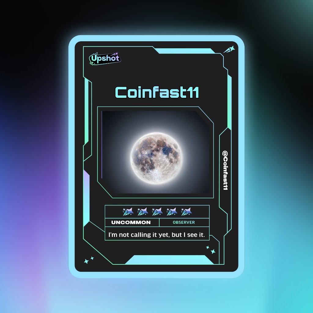 Coinfast11's tweet image. Just ripped my Predictor Card!

Ready to claim instant cash prizes, free packs and more.

Welcome to Prediction Play on @upshot_cards

Your turn
beta.upshot.cards/?code=64cb0c6b