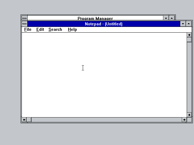 You may not like it, but this is what peak Notepad.exe looks like.