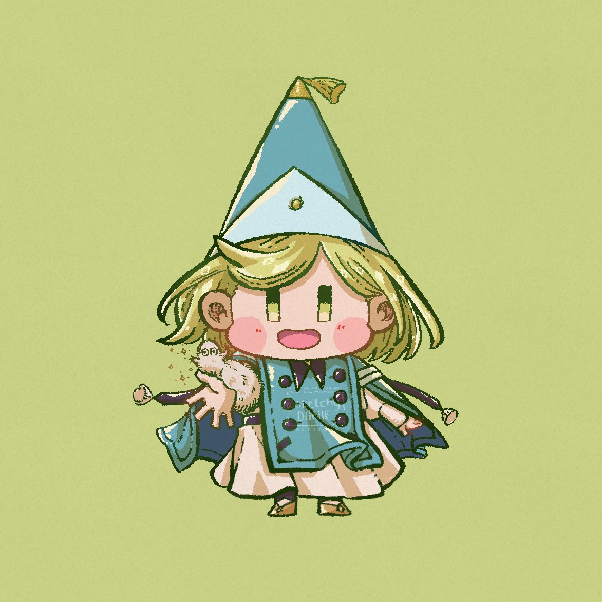 ◆帽子屋◆手描きイラスト Happy WHA Trailer release to all!! Drew some tiny 🤏 little