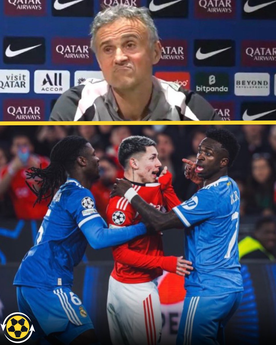 🇪🇸🗣️ Luis Enrique on the Gianluca Prestianni-Vinicius Junior racism incident: 

"What can I say about this topic? It’s nothing important. We can let go of it and let Prestianni apologise, that’s all."

𝗖𝗼𝗺𝗺𝗲𝗻𝘁: I think it's fair to say that when you've gone through such a