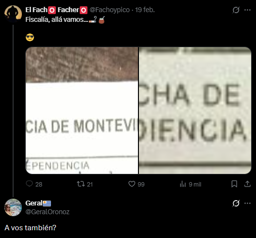 angelo_voiello's tweet photo. 🚨 ALERTA  

Le pido a todo el que lea que por favor se haga eco.
En #Uruguay se están comenzando a citar personas por el hecho de expresar su opinión en redes sociales. En pocos días se han visto varios casos en los que se les llama a ciudadanos a rendir cuentas por el hecho de expresarse libremente.

Esta quedando en evidencia un camino oscuro que  las autoridades uruguayas han tomado y la oposición está permitiéndolo. 

El mundo debe poner atención a esto. Estos casos no deben pasar desapercibidos. Menos aun con el vinculo latente y evidente que existe entre las vertientes de izquierda radical de Uruguay y Cuba.

Esto NO es coincidencia. Y no es la primera vez que este tipo de gobierno comienza a hacer estas cosas de manera "discreta" hasta que es demasiado tarde. 

Por favor correr la voz , no necesitamos mas bastiones de izquierda!

@Fachoypico @RomeroPiriz @FelipeVill26158 @alexotaola @elieceravila_ @UnAserePensante @SecRubio @MaElviraSalazar @RepCarlos @MarioDB @juanrallo 

https://t.co/KrBtyw1gcM
https://t.co/JkJ9ILhHbn
https://t.co/Afh6EuMHri