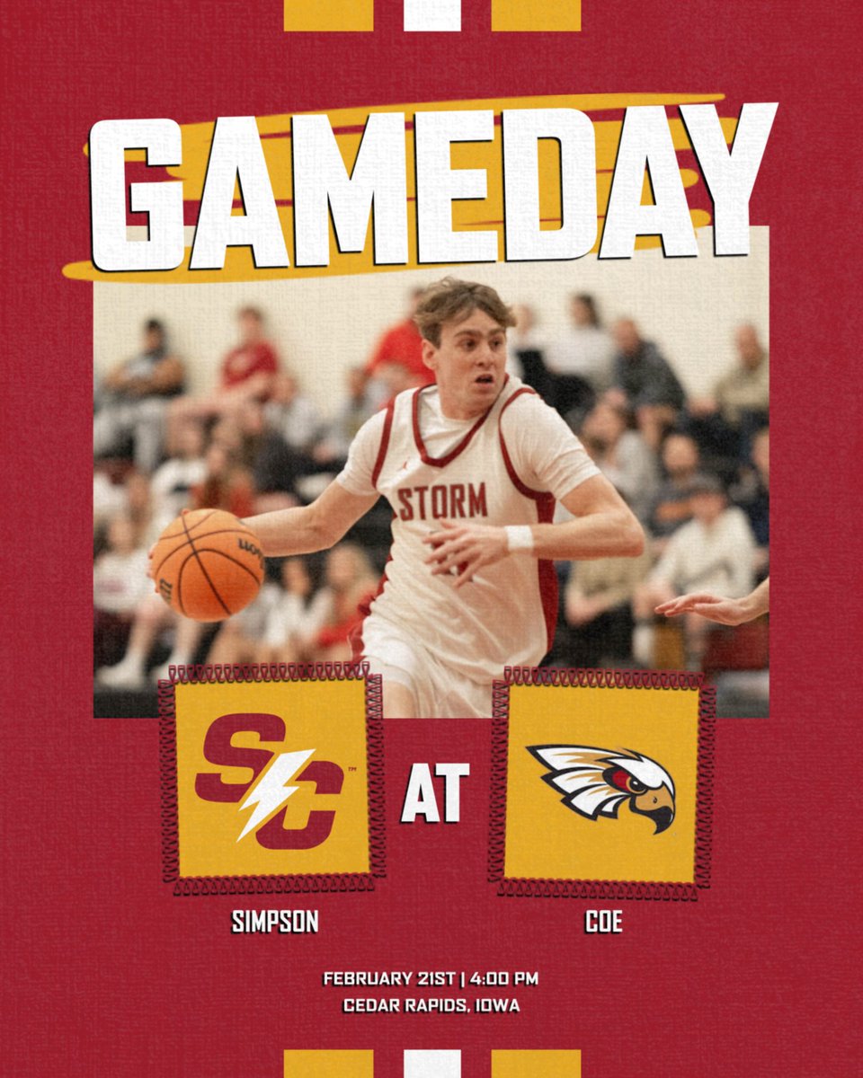 Simpson Men's Basketball tweet media