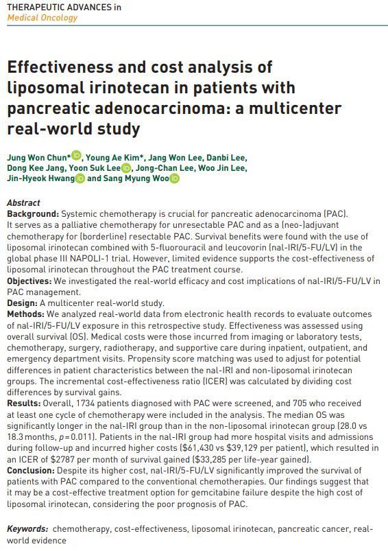 Therapeutic Advances in Medical Oncology tweet media