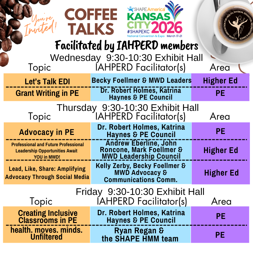 IAHPERD Illinois Assoc for Health, PE, Rec & Dance tweet media
