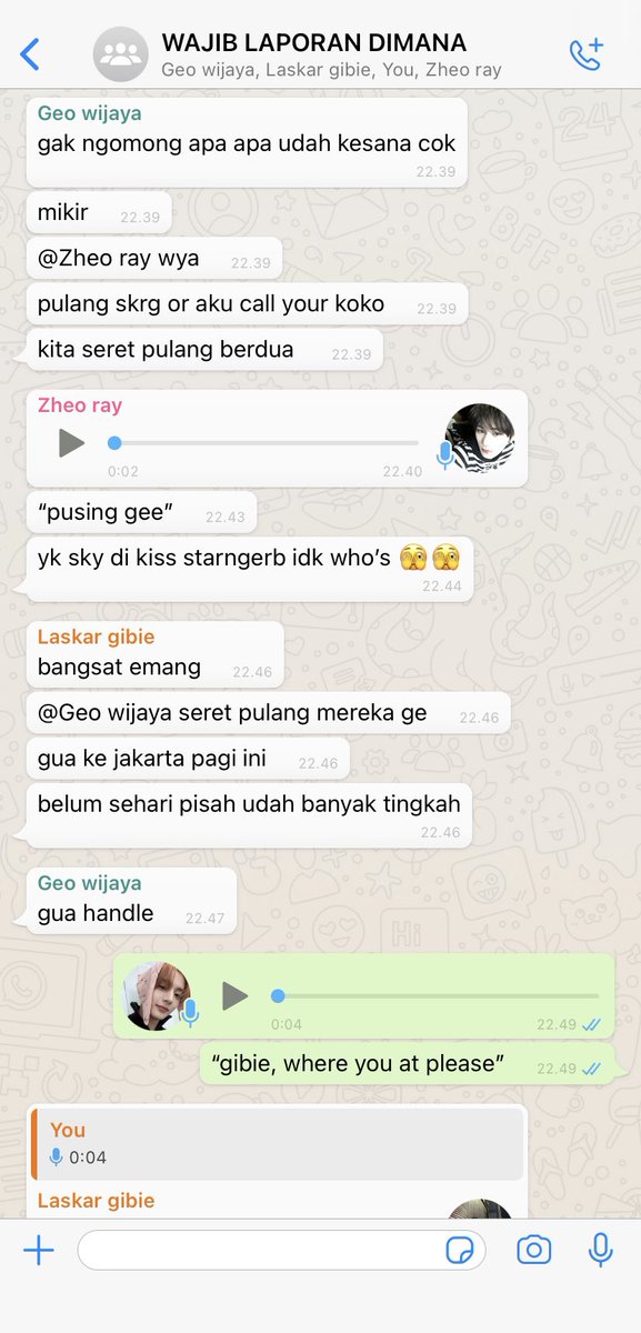 swblush's tweet image. ❓ kak req skyzhee keluyuran berdua ga izin sama laskar geo, sampe tengah malem ga balik trus di hubungi ga bisa🙇‍♀️🙇‍♀️
💬 aku suka keributan #tellonym 
tellonym.me/aelodiee