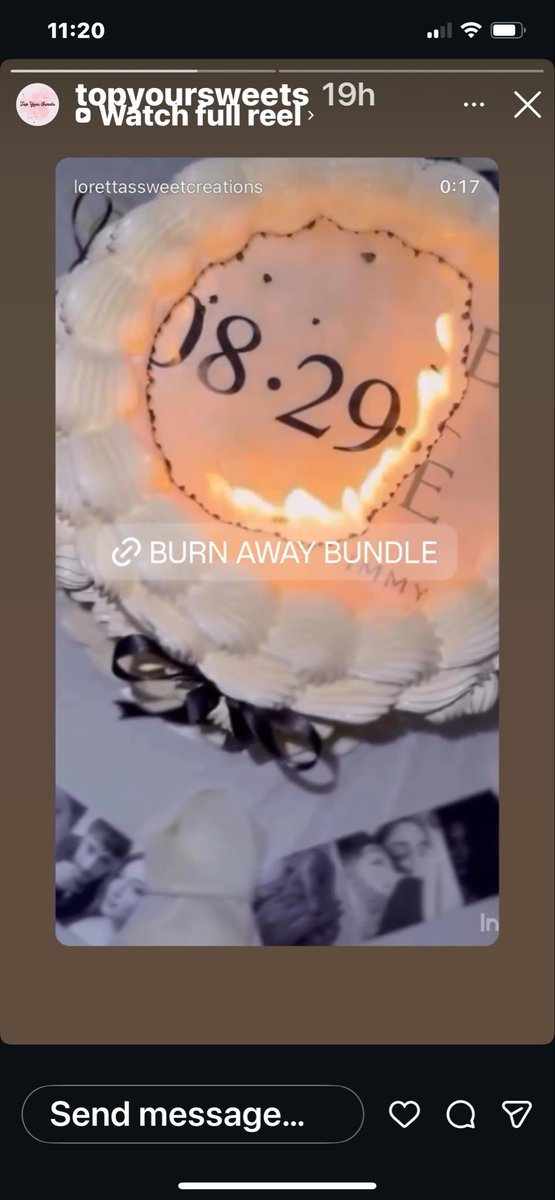 Burn 🔥 Away! 
Cake topper #edibleimage #caketoppers #burnsheet #Birthdaywish #shop 
topyoursweetsco.etsy.com/listing/446087…