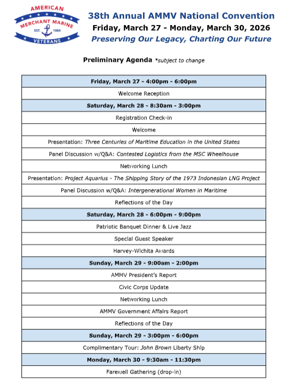 American Merchant Marine Veterans, Inc. (AMMV) tweet media