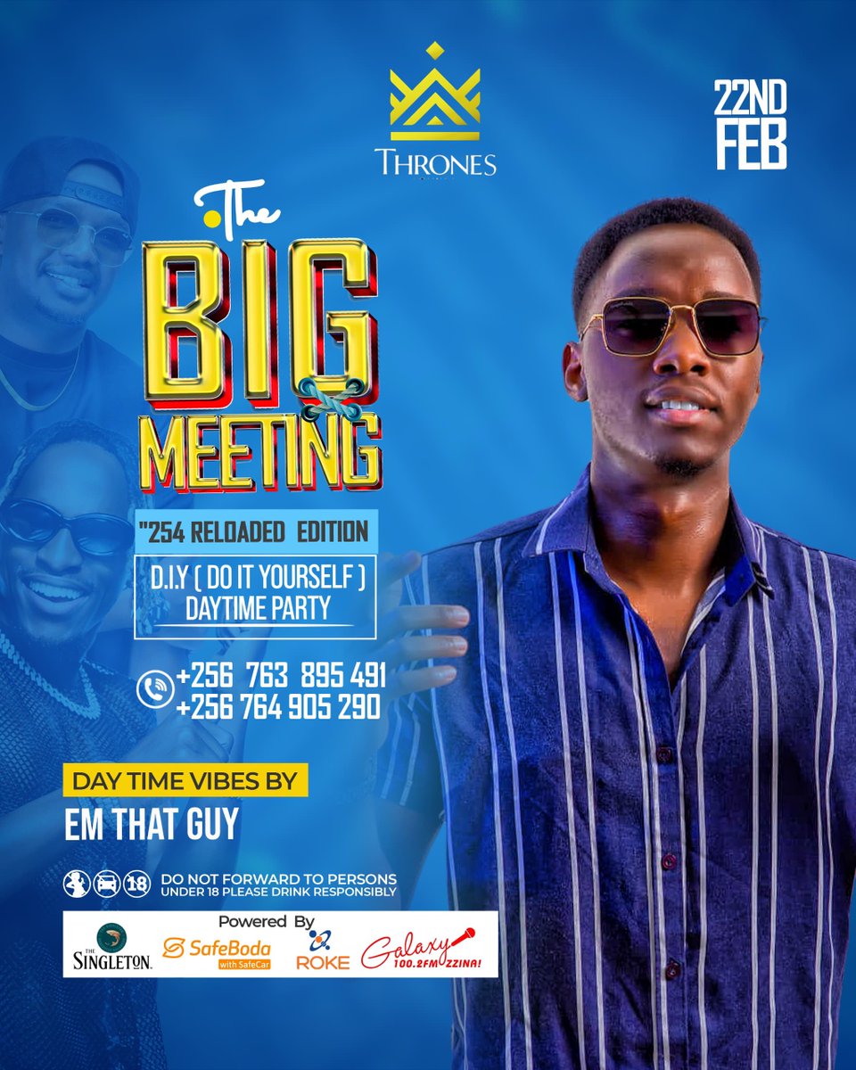 Kamali_21's tweet image. Tomorrow we kick off the Sunday vibes from 11:30 AM with The Big Meeting – #DoItYourself Edition.
Come learn the art of making your own cocktails while blasting

We’ll be joined by Iyani (Kenya) and DJ Nickdee at Thrones, Bugolobi.
Free entrance, reservations recommended.