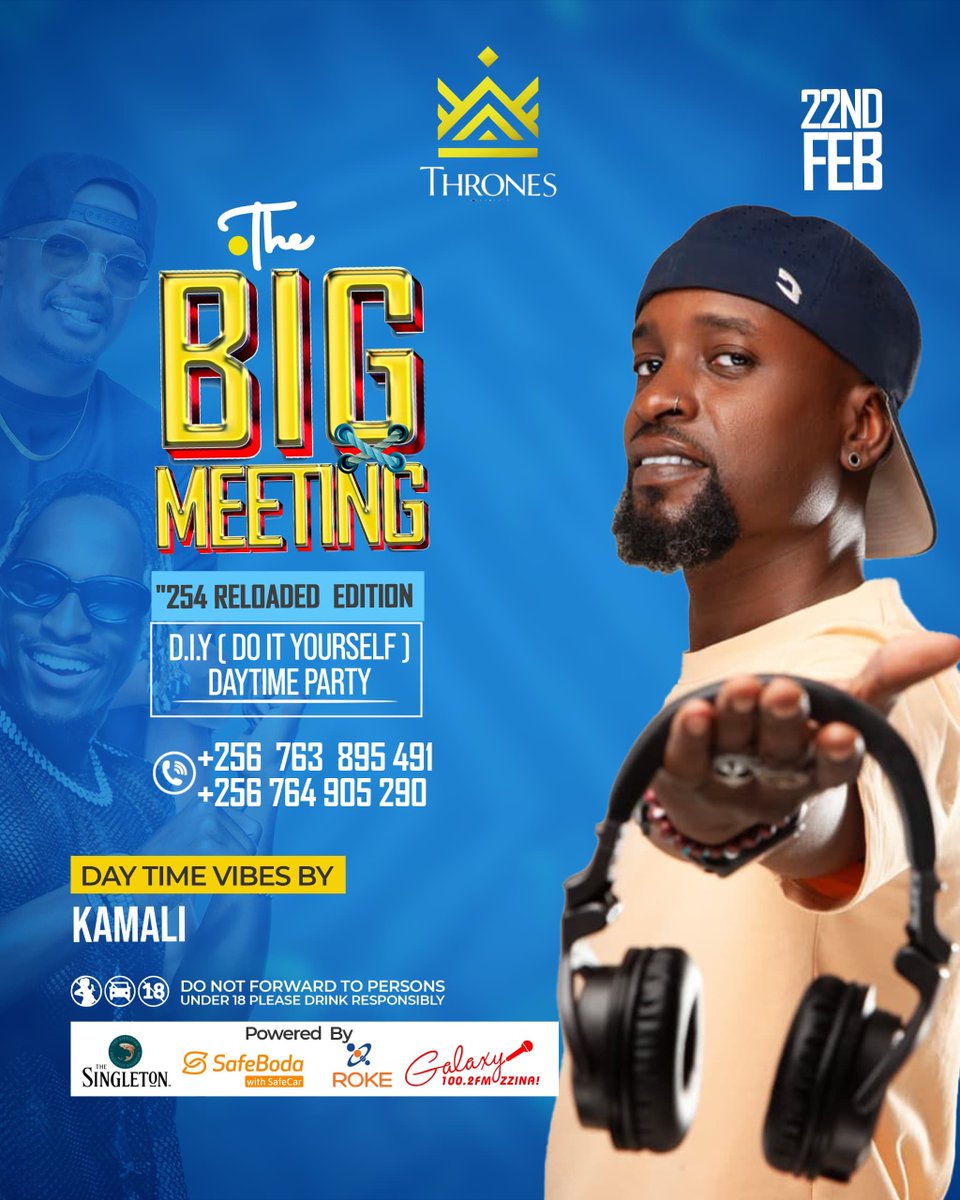 Kamali_21's tweet image. Tomorrow we kick off the Sunday vibes from 11:30 AM with The Big Meeting – #DoItYourself Edition.
Come learn the art of making your own cocktails while blasting

We’ll be joined by Iyani (Kenya) and DJ Nickdee at Thrones, Bugolobi.
Free entrance, reservations recommended.