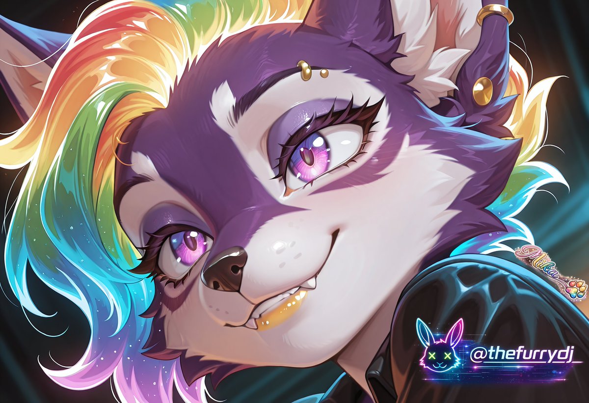 Mika Closeup Test #furry #furryai #aiart