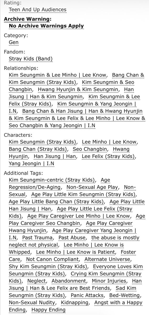 Learning to Trust Again

🌼ch 9
🌼sfw
🌼🐶-centric littlespace
🌼8.3k, 51.6k total 

archiveofourown.org/works/75193631…