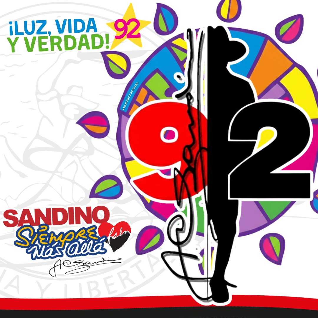 ¡Sandino: Luz, Vida y Verdad!
A 92 años de tu tránsito a la Inmortalidad tu legado sigue vivo en el corazón del pueblo nicaragüense.
Gracias General de Hombres y Mujeres Libres, por enseñarnos que la dignidad no se negocia.
¡Patria Libre o Morir!

#2026SiempreMasAlla 
<a href="/Atego16/">@🅰🆃🅴🅶🅾 🇳🇮</a>