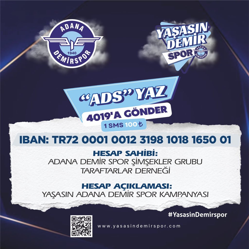 Demirspor gidince ne koyacağız! Onun yerine konulabilecek bir şey yok! #YaşasınDemirspor