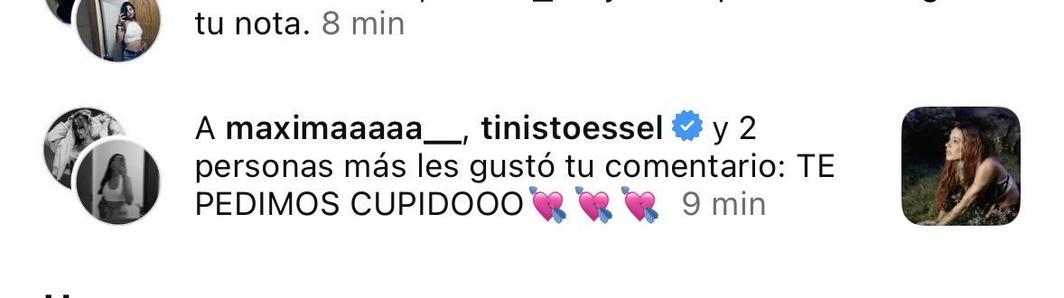 NDeelfi's tweet photo. el mejor dia de mi vida 
@TiniStoessel le dio mg a mi comentario 💘💘💘😭😭😭
#tini https://t.co/tbj6yrbJ8S