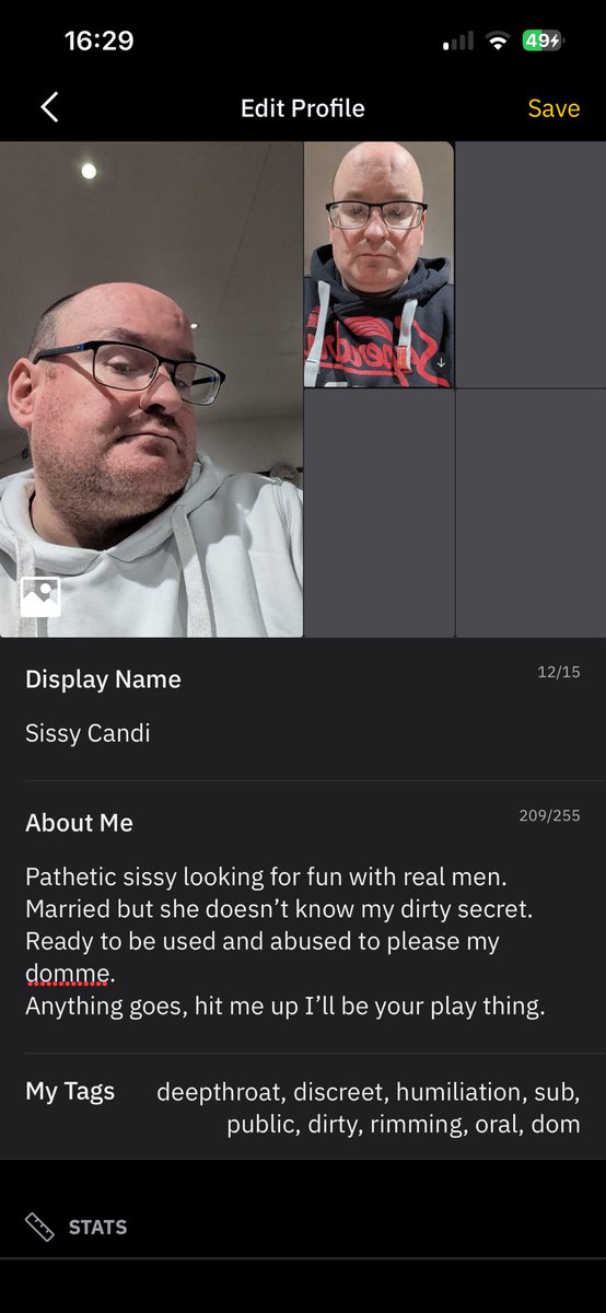 sexysarahdomme's tweet photo. Let me introduce you to Candi! This Scottish sissy is so pathetic they’ve allowed me to control their Grindr, you can feel the desperation through the screen. Not much chance of them getting any action but here’s hoping LOL 🤣🤣 @kingbobuk https://t.co/ddgJE2S1on