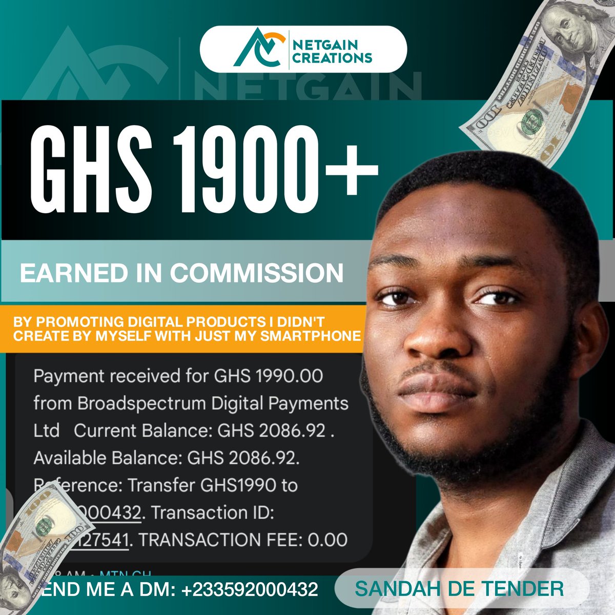 I never thought I could ever earn almost Ghs 2000 in sales from Affiliate Marketing. 
It never happened because I relaxed for it , I had to put in the work to make it happen ☺️. I am always grateful 🙏 to @atkuniverse , <a href="/grodital/">Grodital</a> @AKEedwin  <a href="/Norbert_11/">Norberto</a>  and <a href="/OyeludeTobii/">Oyelude Tobi</a>