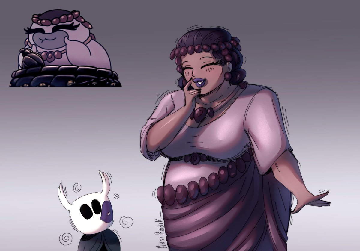 I wanted to make a better version of Salubra’s humanization than before

And I tried to choose good colors so that she looked alive in human form

#hollowknight