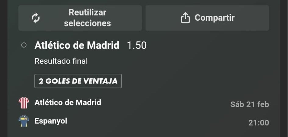 🚀 La última de hoy familia!
🍀 Atlético de Madrid Gana

⏺ Tras los malos resultados recientes está obligado hoy a ganar si no quiere que se hable de una mala racha

📍 Únete a nuestro canal aquí 
(t.me/+TCLWxna05O9iM…)

#AtleticoMadrid #apuestas #futbol #laliga