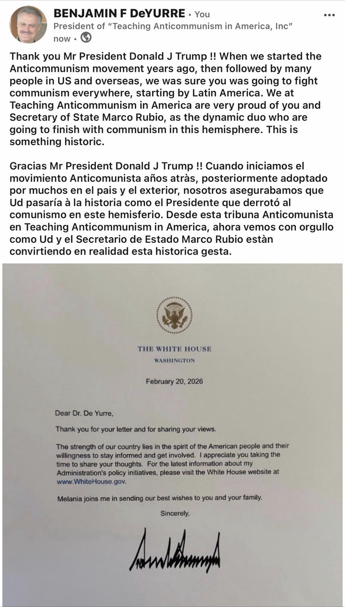 BENJAMIN F. DeYURRE tweet media