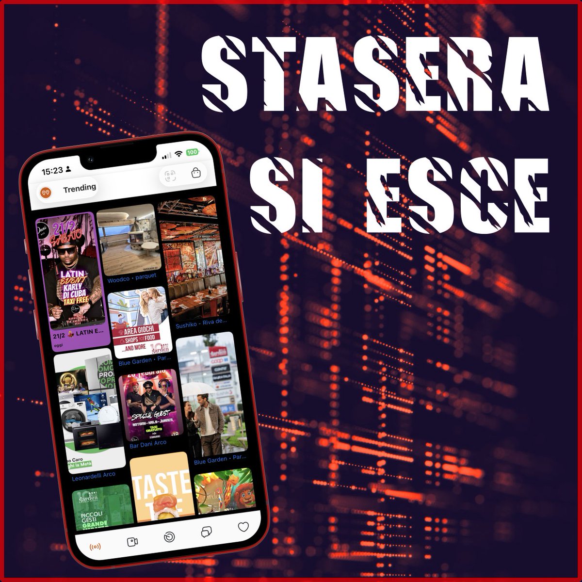 waycommerce's tweet photo. Il sabato sera ha il suo ritmo ✨Giro al Centro Commerciale 🛍 e cena dai sapori orientali al ristorante🥢 Poi Serata latino al Bar Dani Arco💃🔥 Shopping, good food e la giusta atmosfera per vivere il weekend. Scopri eventi, locali e con Way-commerce 📍#waycommerce #trentino https://t.co/Nn1Rjwm4P3