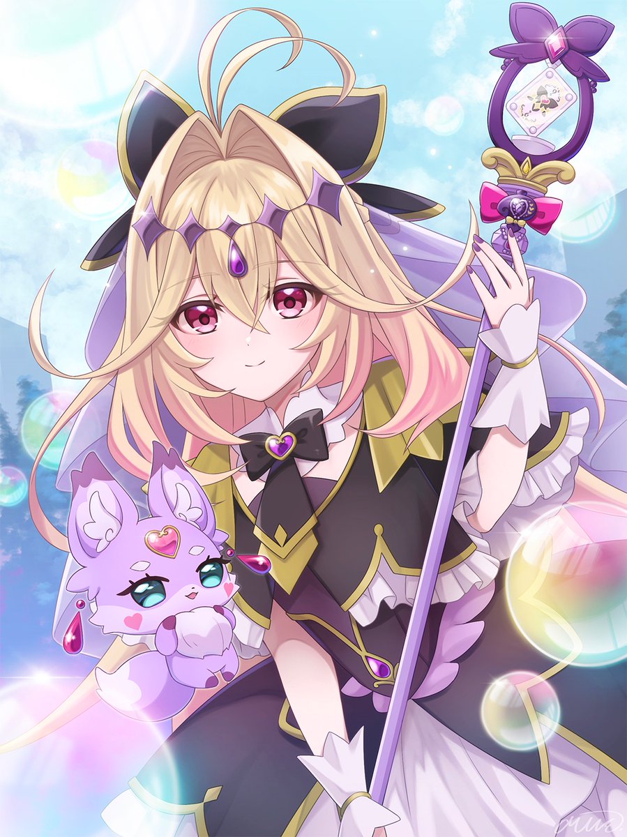 キュアアルカナ・シャドウちゃん
&amp; マシュタン🔮✨

エンディングかわいすぎんだろ～～‼️‼️
これからの活躍がたのしみ；；