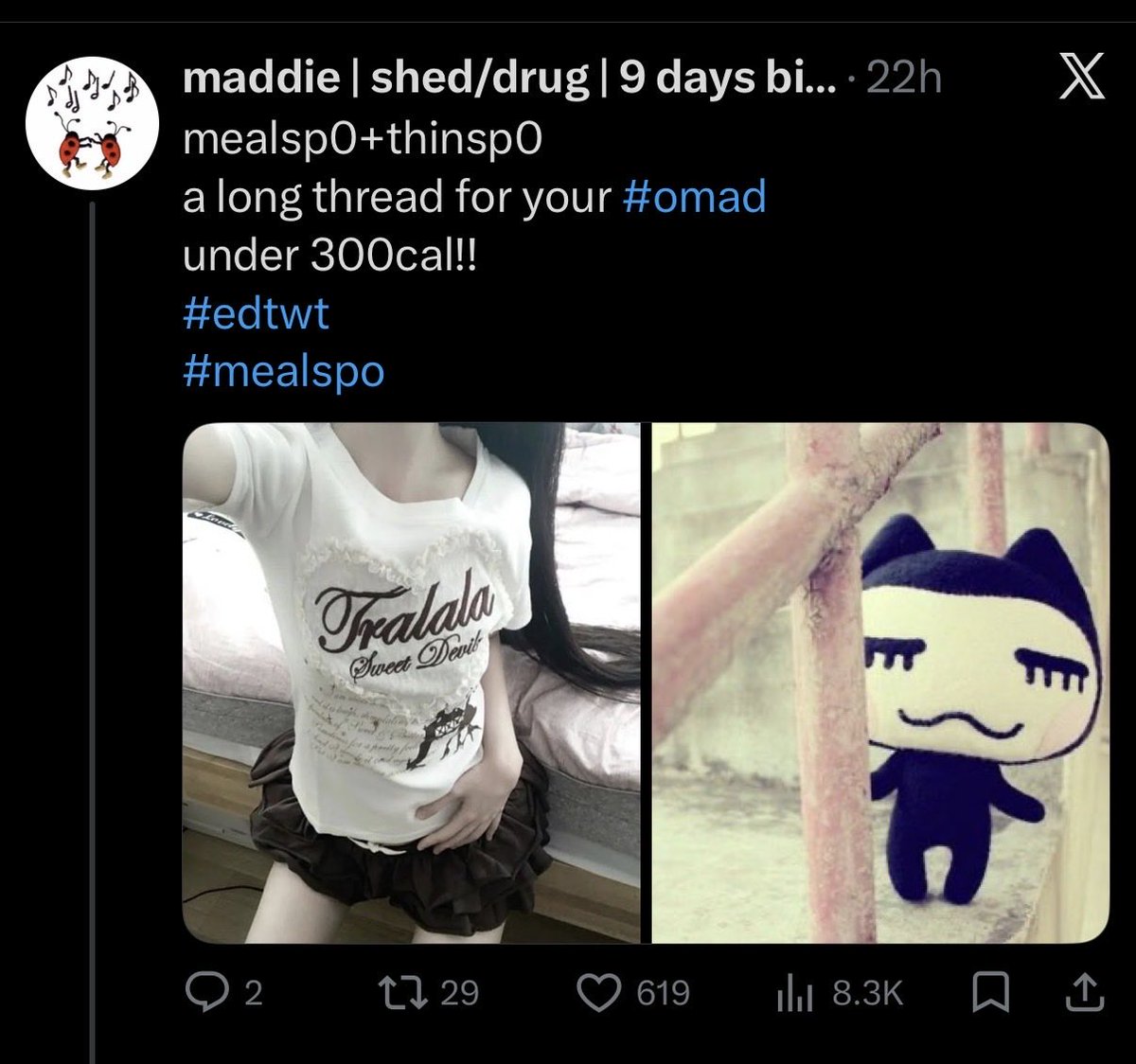 xandybug's tweet image. my first “hit” tweet, i could cry 🥹