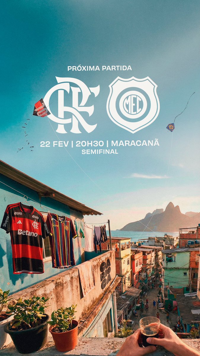 🏆 Cariocão (Semifinal)
🆚 Madureira
🏟️ Maracanã

#PróximaPartida