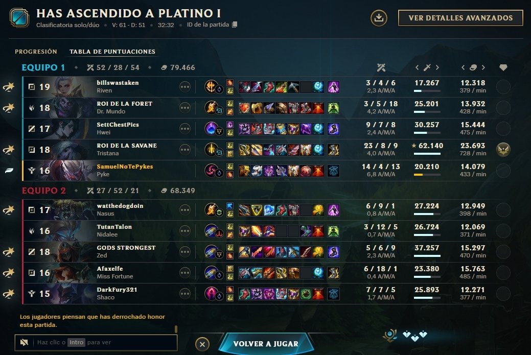 peak elo, se viene esmeralda