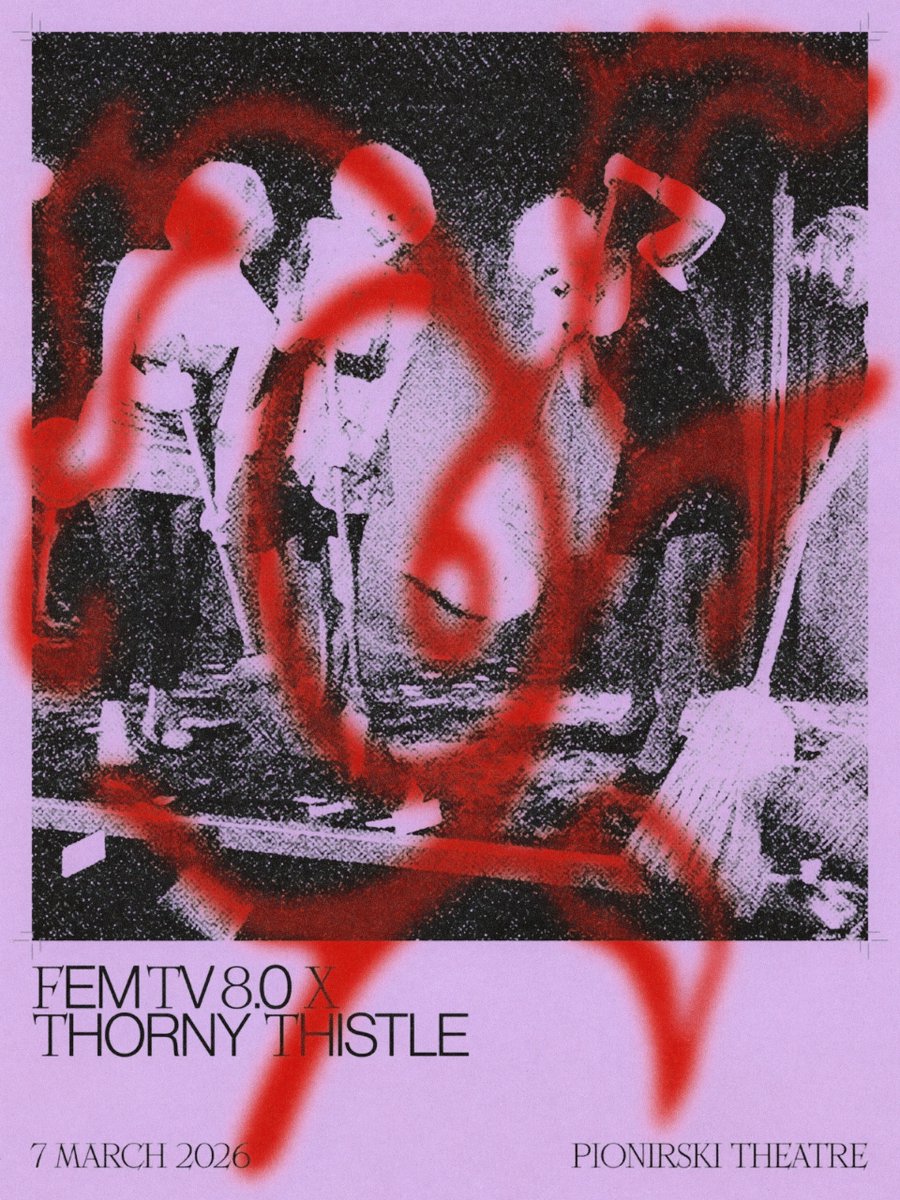 Red_Dawns's tweet photo. Fem TV 8.0 x Bodeča Neža
Sobota, 7. 3. 2026 ob 20.00

Pionirski teater (Dvorana Jenko),
Miklošičeva ulica 28,
1000 Ljubljana

Gledališka predstava in razglasitev anti-nagrade Bodeča Neža
V slovenskem jeziku

Vstopnina: 8 EUR, rezervacije preko Pionirskega teatra https://t.co/X7HWnAMhHr