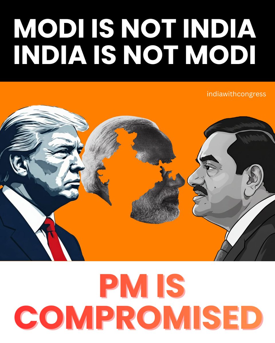 LOVELY_ALEX_85's tweet image. India is NOT Modi.
Modi is NOT India.

PM is Compromised.

Tonnes of power to @IYC 💪🇮🇳

#CompromisedPM
#IndiaAISummit2026