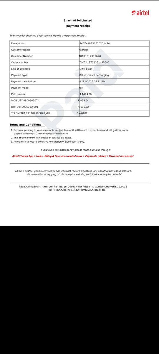 Yashpal0772's tweet image. What's hell happening ? I don't have this connection. Why is the name there and why am I receiving this. Check it and resolve it asap. @airtelindia @Airtel_Presence @airtelbank @airtelblog #Airtel #customerHelp #customerHelp