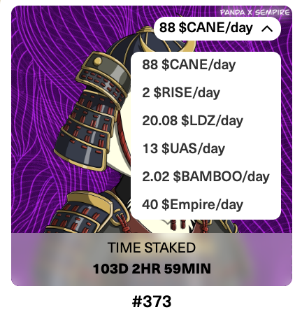 Just upgraded my @ThePandarianz PANDAZ through their traits store