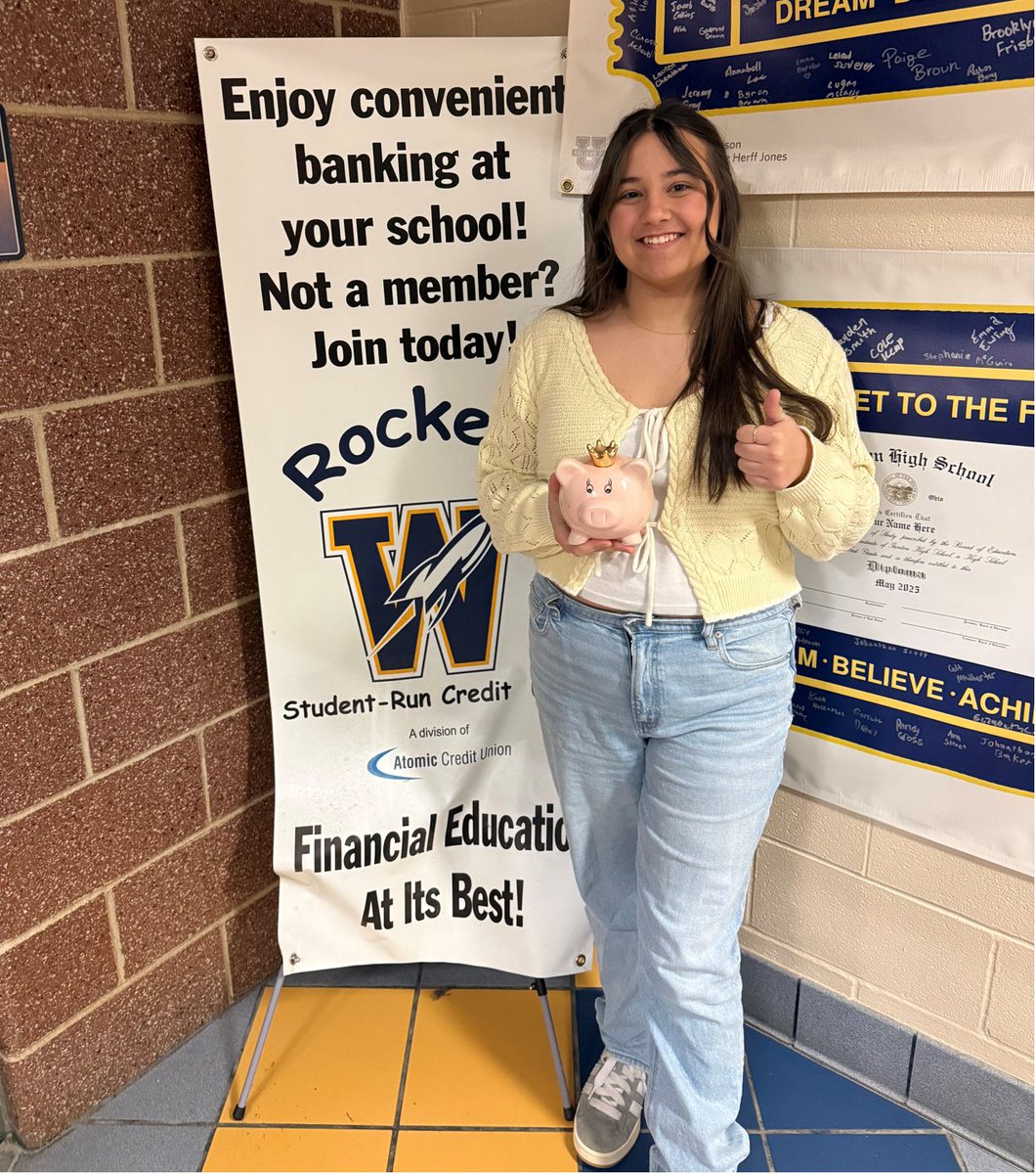 One of our Wellston Student-Run members brought in her piggy bank filled to the top to make a deposit — and we love to see it. 💰🙌

It’s a powerful reminder that small habits create big results. A little here. A little there. Over time, it adds up to something meaningful.