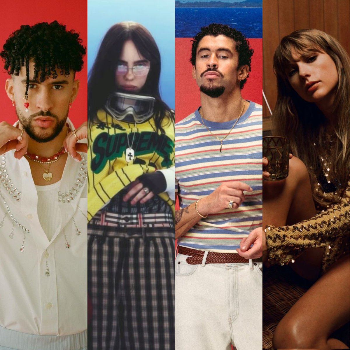 PopGirlUpdatess's tweet photo. The longest consecutive streaks of albums pulling over 10M daily streams on Spotify:

Un Verano Sin Ti-485 days
HIT ME HARD AND SOFT-415 days 
DeBÍ TiRAR MáS FOToS-412 days*
Midnights-373 days https://t.co/R0e7JGb1Yb