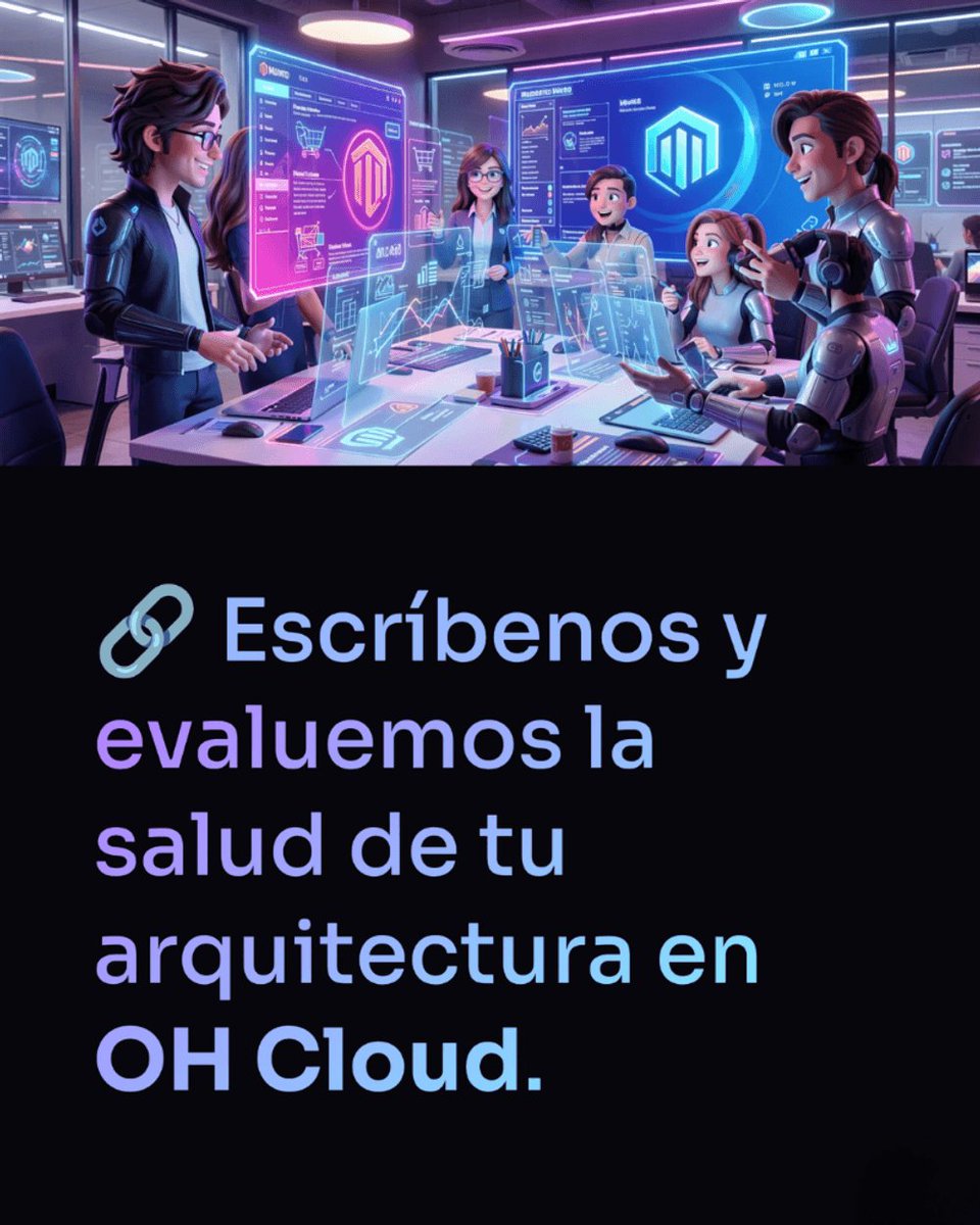 Si tu Magento 2 corre en un hosting genérico, no tienes un eCommerce, tienes un cuello de botella con fugas de capital. 💸
Escríbenos y evaluemos la arquitectura de tu Magento. Let’s optimize your engine. 🛠️

#magento2 #hostingMagento #ohcloud