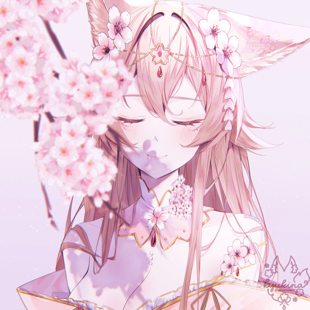 kyu 🌸 | Vtuber | Sakura Kitsune | 🦊 tweet media