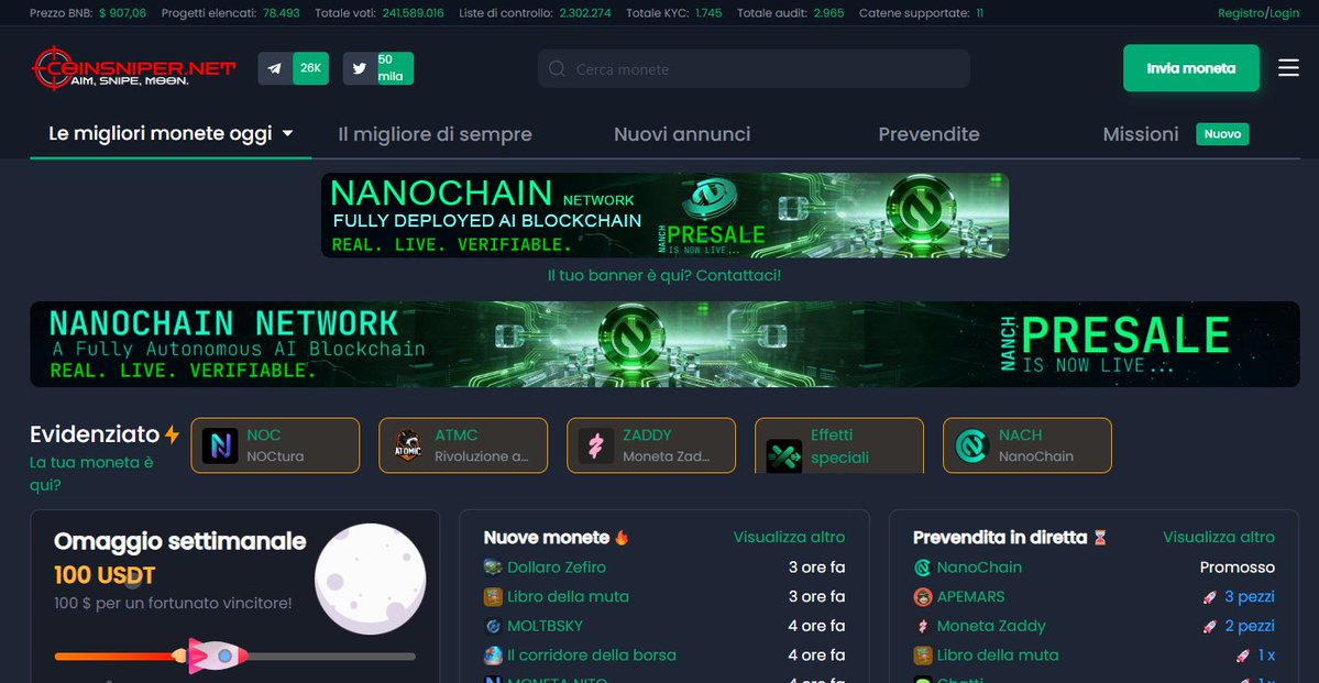 Atomic_Coins's tweet image. We are launching soon 🚀

$ATMC is a meme coin built on #Solana

🔥 Currently ranking among the top coins on coinsniper.net

Airdrop is LIVE 🪂 Drop your $SOL 👇 address &amp;amp; RT ♻️

First 800 wallet addresses receive 1,000,000 $ATMC each 🐕🔥

Snapshot in 15 hours ⏳