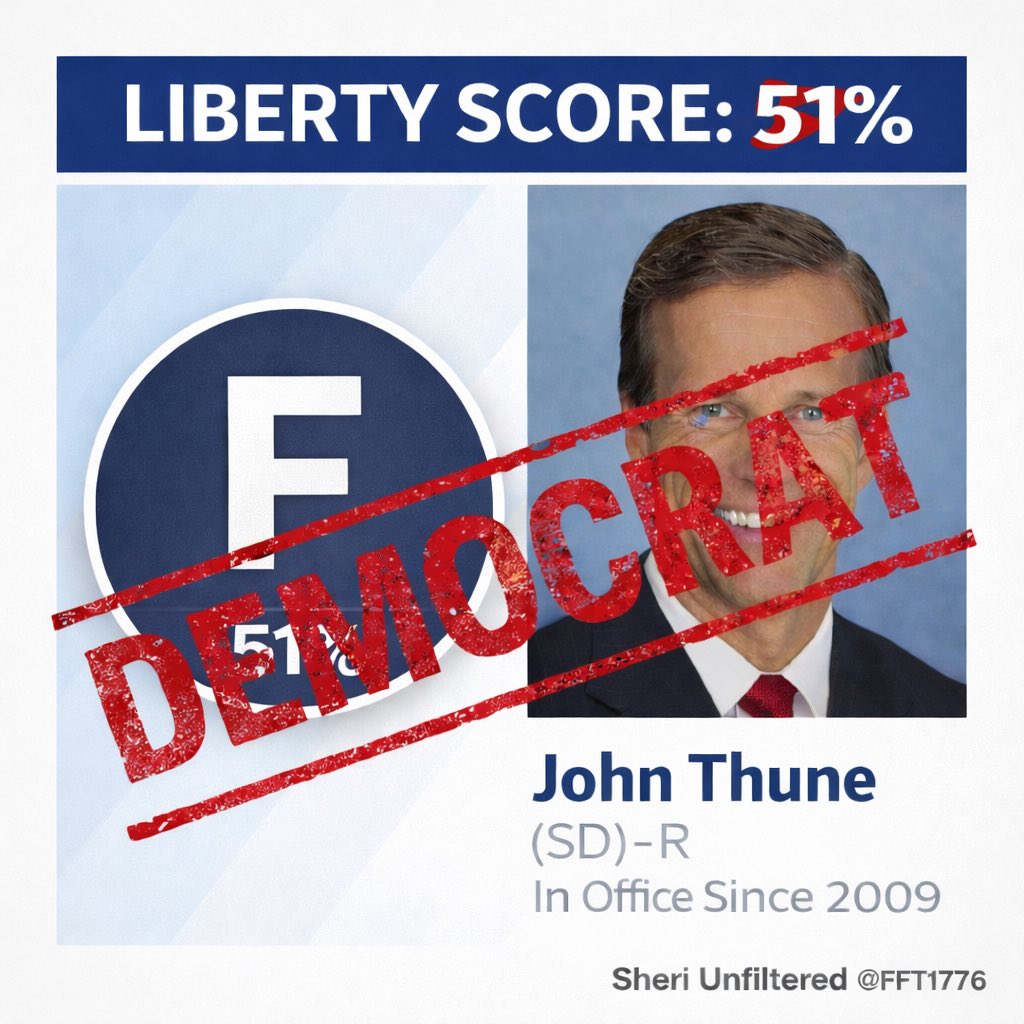 P
A
S
S

T
H
E

S
A
V
E

A
C
T

N
O
W

&amp;

F
U
C
K

J
O
H
N

T
H
U
N
E

Drop ur flags!
 <a href="/LeaderJohnThune/">Leader John Thune</a>
