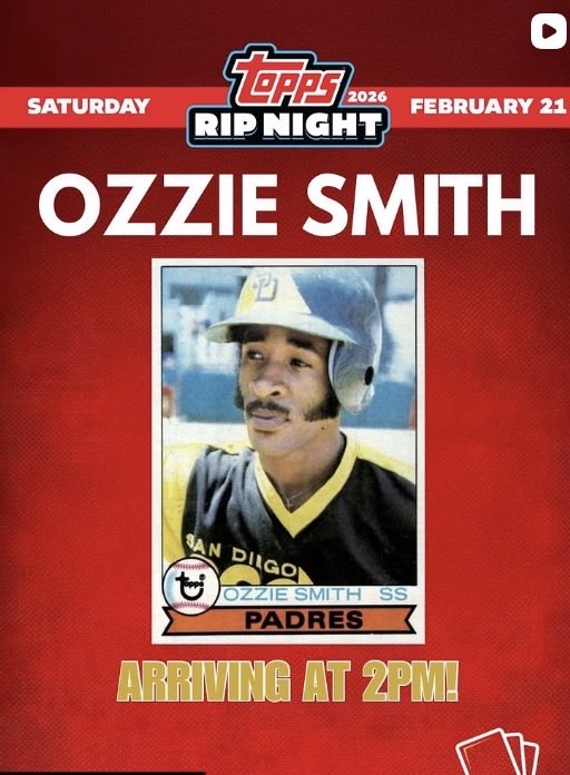 CP (<a href="/CardPurchaser/">Card Purchaser</a>)

Tried to scroll your TL to find your Topps Rip Night tweet to respond.

Here you go for any of your followers who are in West Palm Beach area

Ozzie will be at World Champion Sports Cards @ 2:00pm

8170 Okeechobee Blvd - STE 3
West Palm Beach, FL 33411

✌🏽
