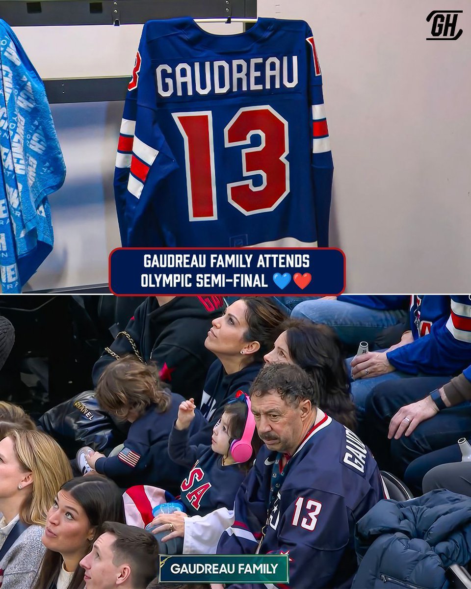 GinoHard_'s tweet photo. Team USA still has Johnny Gaudreau’s jersey hanging in the locker room. Tomorrow, they’re playing for more than just gold 🥹🕊️ https://t.co/oDYfqcebXn