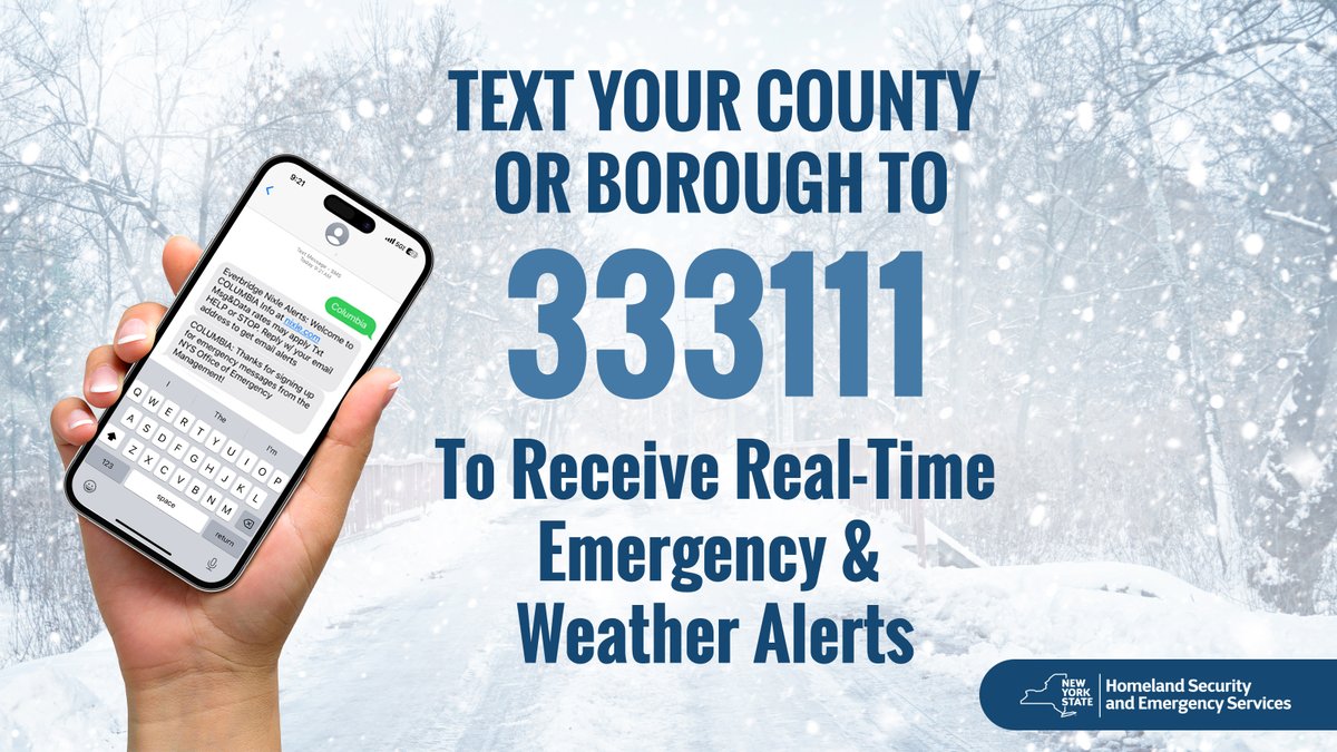 NYS Div. of Homeland Security & Emergency Services tweet media