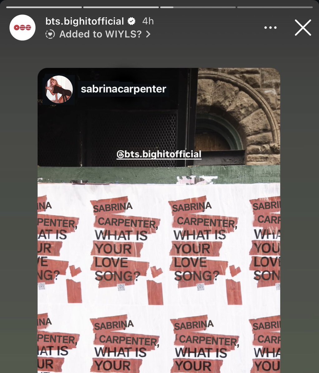 sabrinacervo's tweet image. GENTE? SABRINA CARPENTER FEAT BTS COMO ASSIM