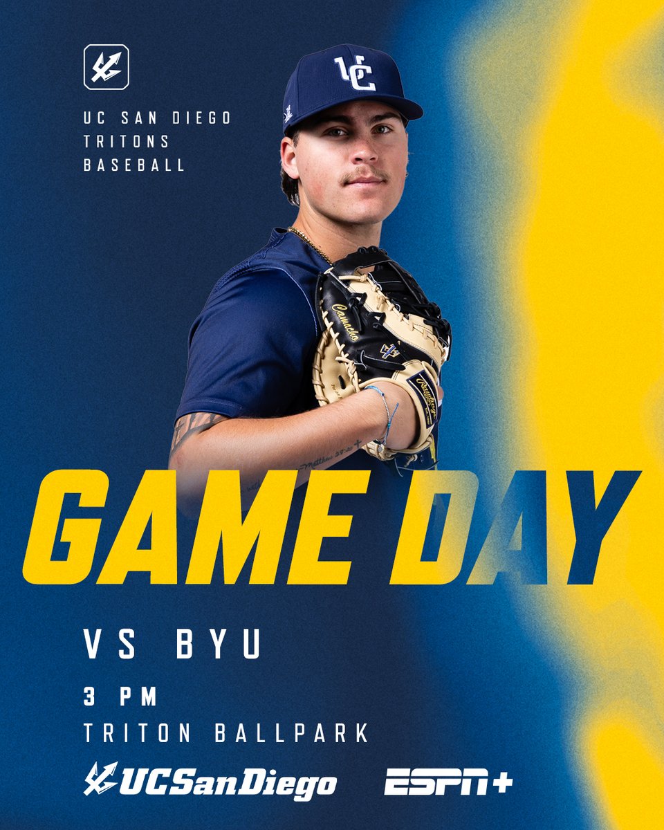 UCSDbsb's tweet photo. Weekends in Triton Ballpark >>

📺 https://t.co/gB09uTA0K6
📊 https://t.co/tv9blew1JQ

#GoTritons https://t.co/4QXSLKFIOD